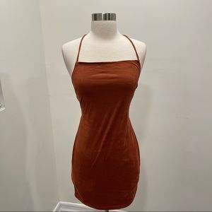 Beautiful Strapped Back Mini Dress